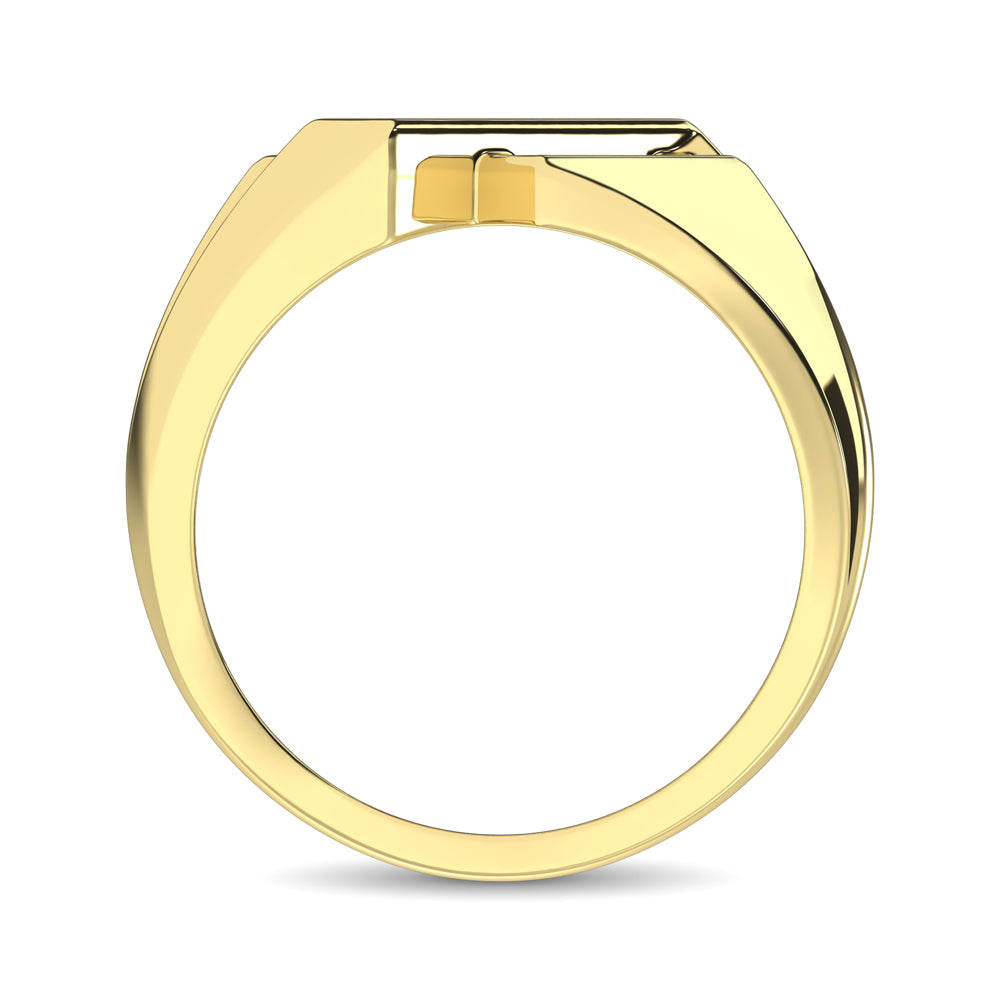 10K Yellow Gold 1/4 Ct.Tw. Diamond Men�s Ring