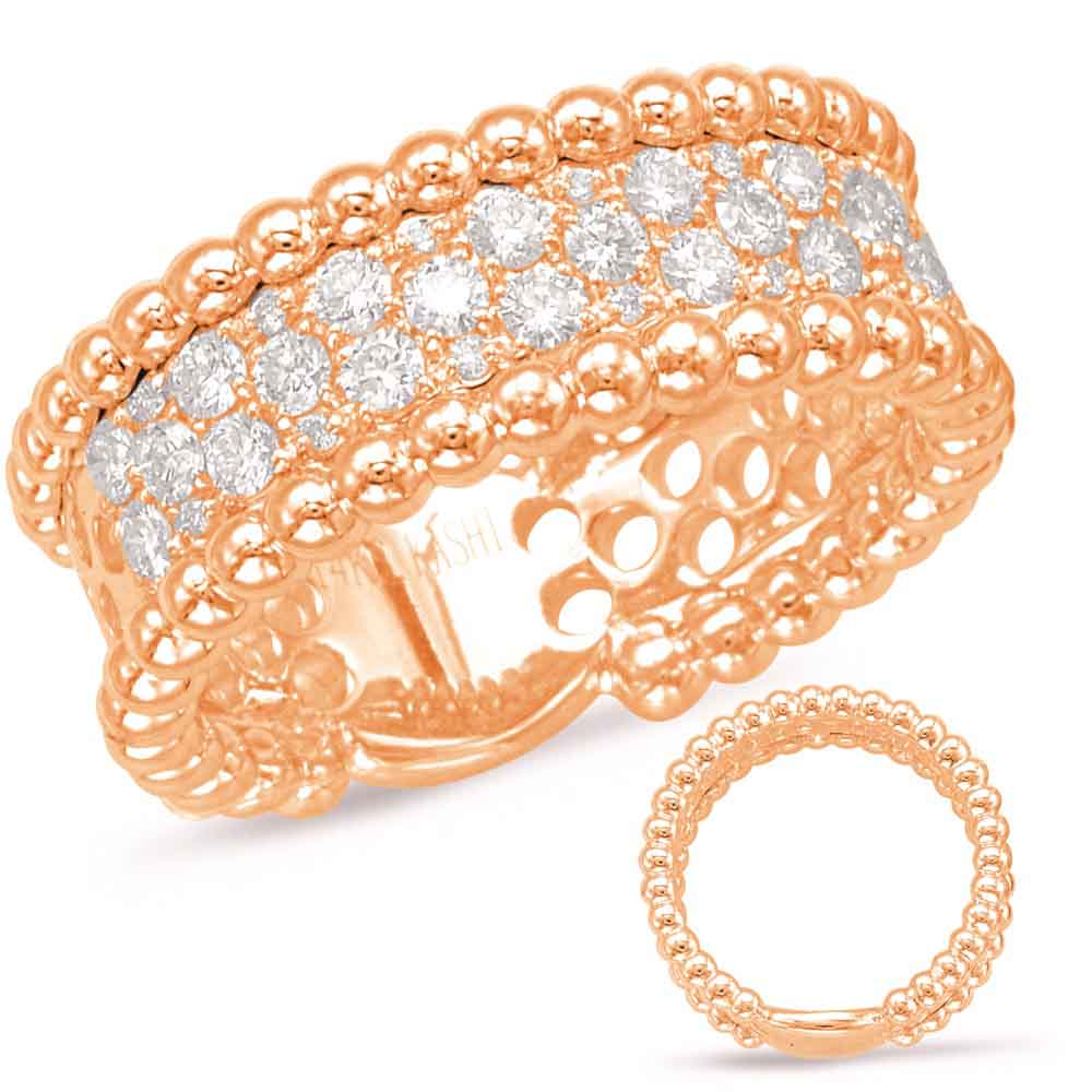 Rose Gold Diamond Fashion Ring