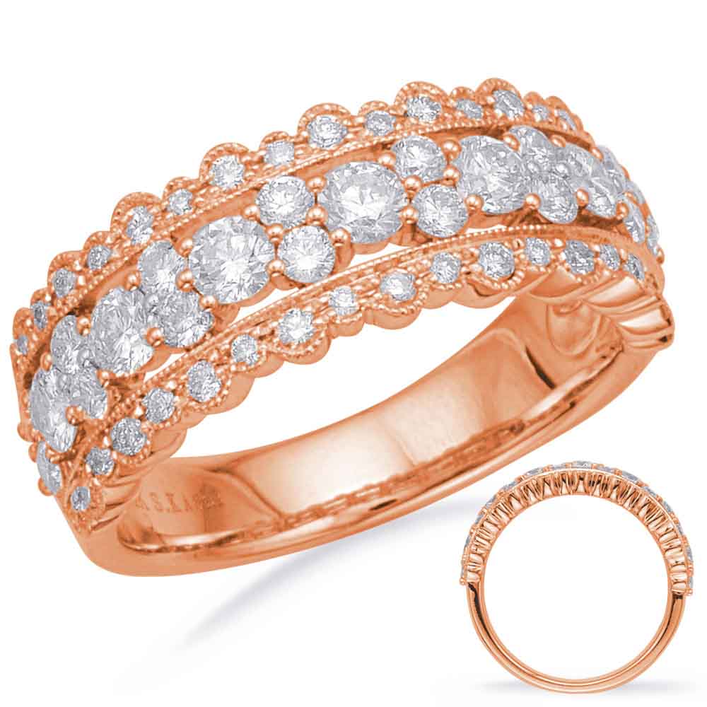 Rose Gold Diamond Fashion Ring
