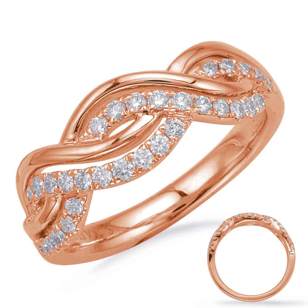 Rose Gold Diamond Fashion Ring