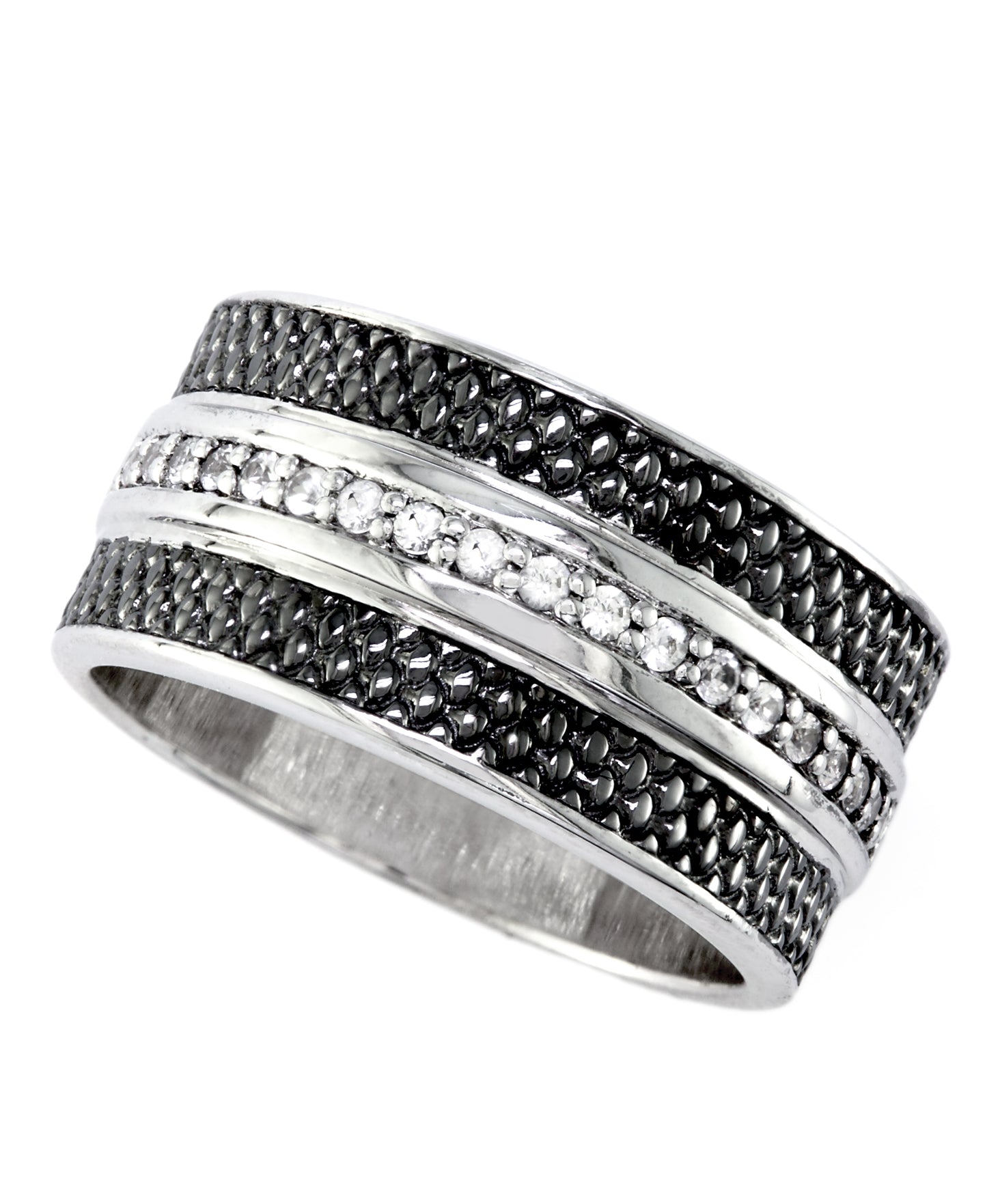 Effy 925 Sterling Silver White Sapphire Ring