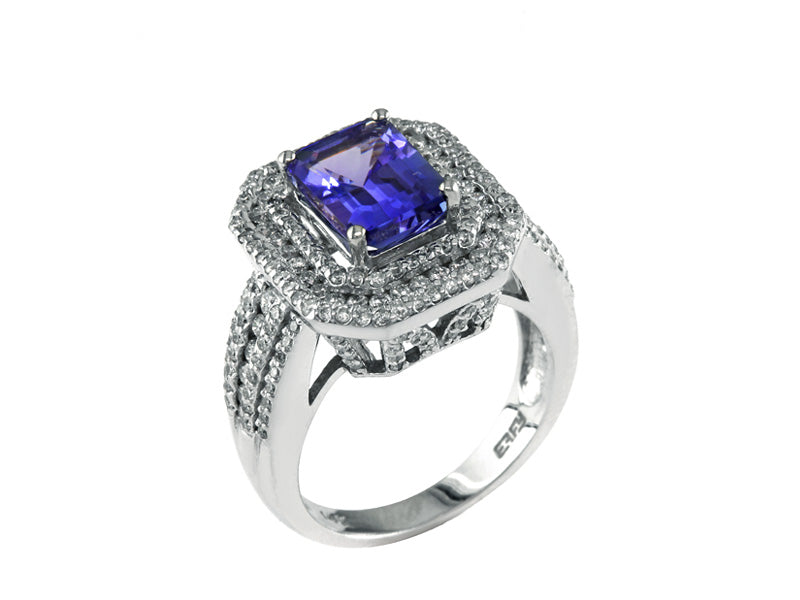 EFFY 14K WHITE GOLD RING