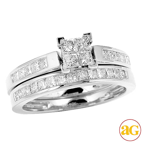 10KW 1.00CTW DIAMOND BRIDAL SET