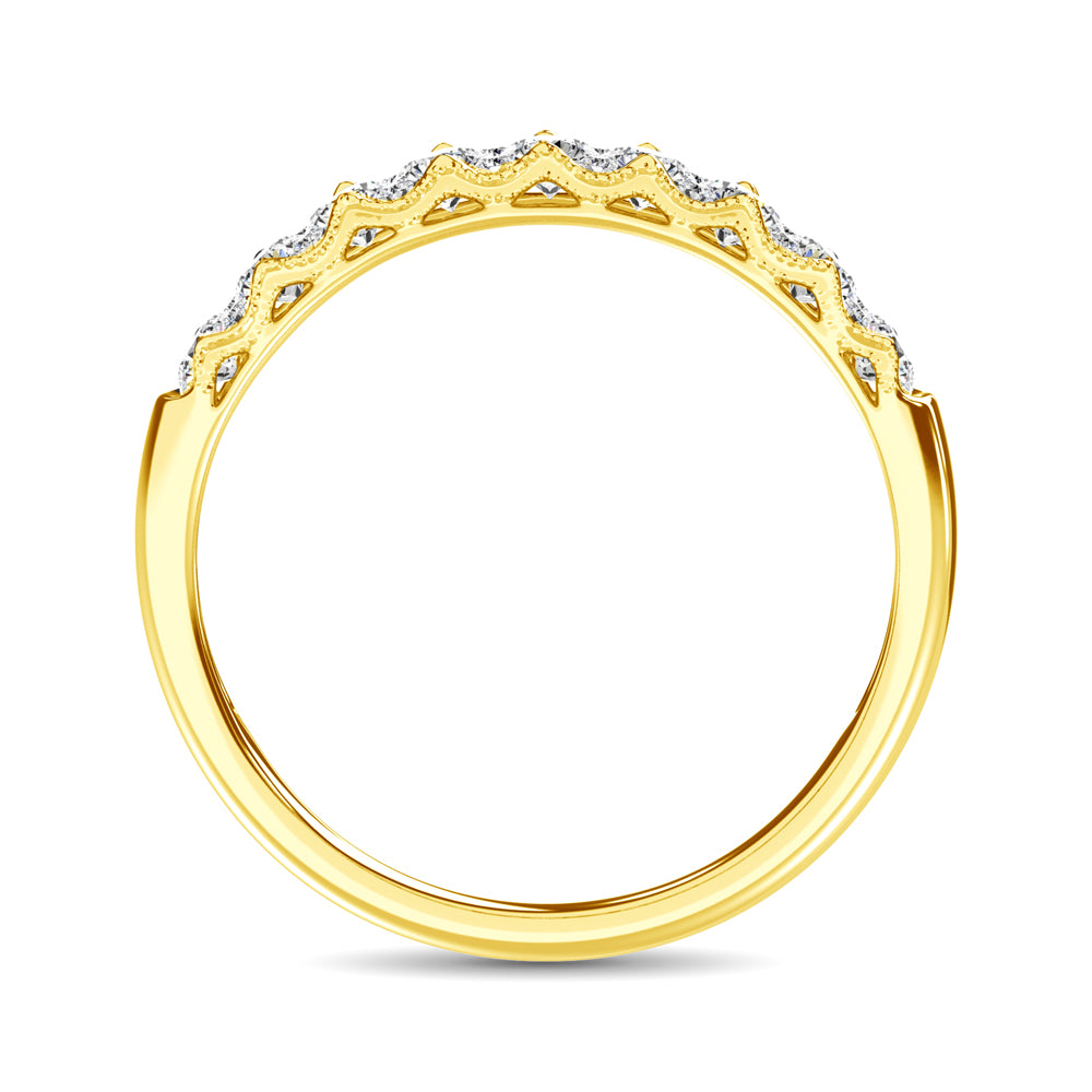 10K Yellow Gold Diamond 1/2 Ct.Tw. Anniversary Ring
