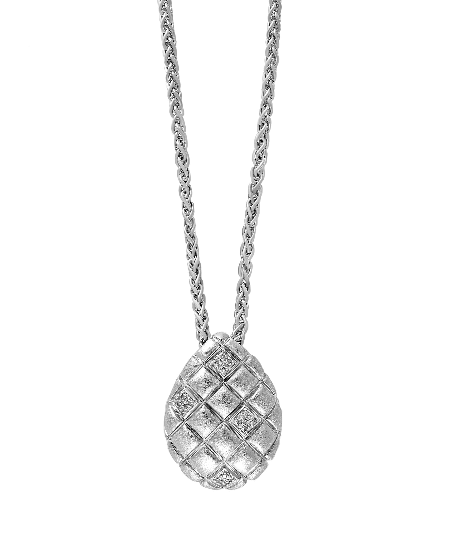 Effy 925 Sterling Silver Diamond Pendant