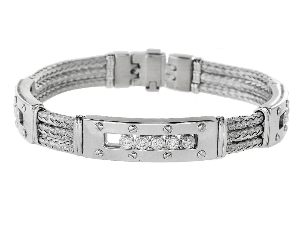 EFFY 14K WHITE GOLD BRACELET