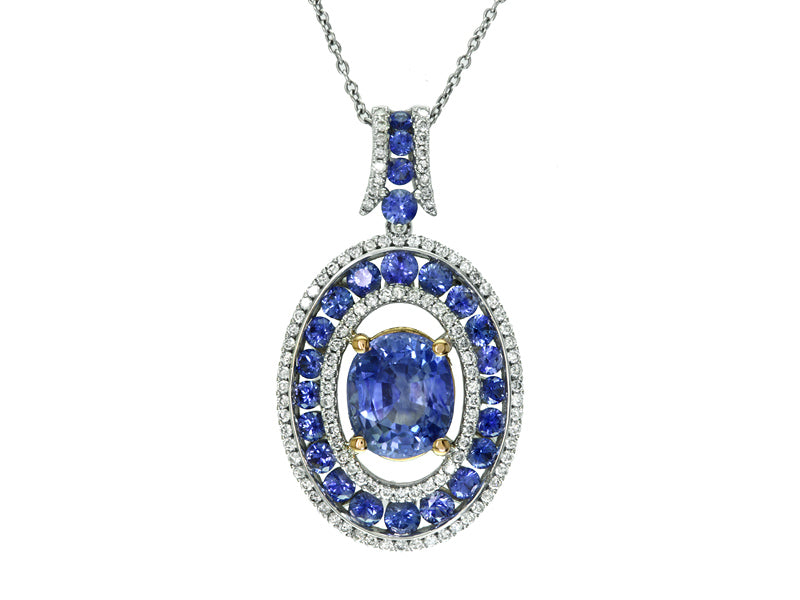 EFFY 18K WHITE GOLD PENDANT
