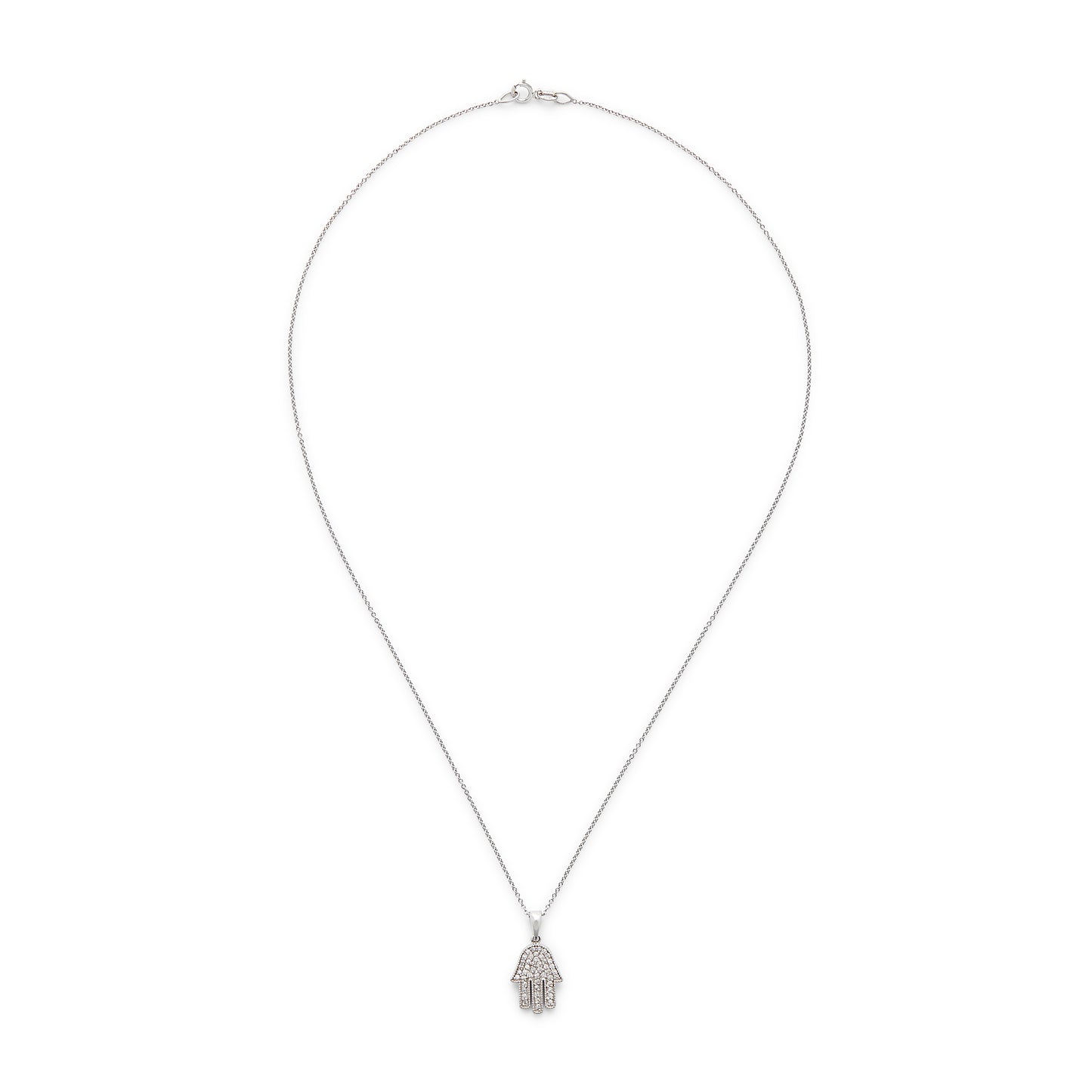 Effy 14K White Gold Diamond Pendant