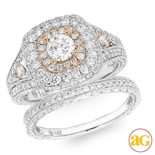 14KW 1.50CTW DIAMOND BRIDAL SET