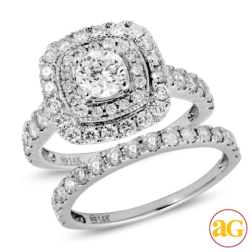 14KW 2.00CTW DIAMOND BRIDAL SET