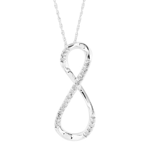 SS 0.20CTW DIAMOND FANCY PENDANT
