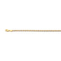 10K 2MM TWO TONE SOLID DC PRISM ROPE 20" CHAIN NECKLACE (AVAILABLE IN LENGTHS 7" - 30")