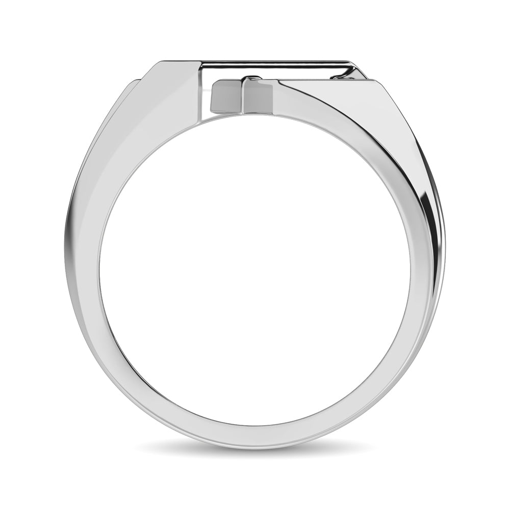 10K White Gold 1/4 Ct.Tw. Diamond Men�s Ring
