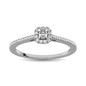 10K White Gold 1/4 Ct.Tw. Diamond  Promise Ring