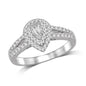 Lovecuts 14K White Gold 5/8 Ct.Tw. Diamond Engagement Ring