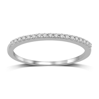 14K White Gold 1/3 Ct.Tw. Diamond Engagement Ring