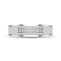 10K White Gold Diamond 1/10 Ct.tw Men�s Ring