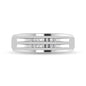 10K White Gold Diamond 1/10 Ct.tw Men�s Ring
