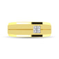 10K Yellow Gold 1/10 Ct.Tw. Diamond Men's Ring