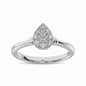 10K White Gold 1/5 Ct.Tw. Diamond Fashion Ring