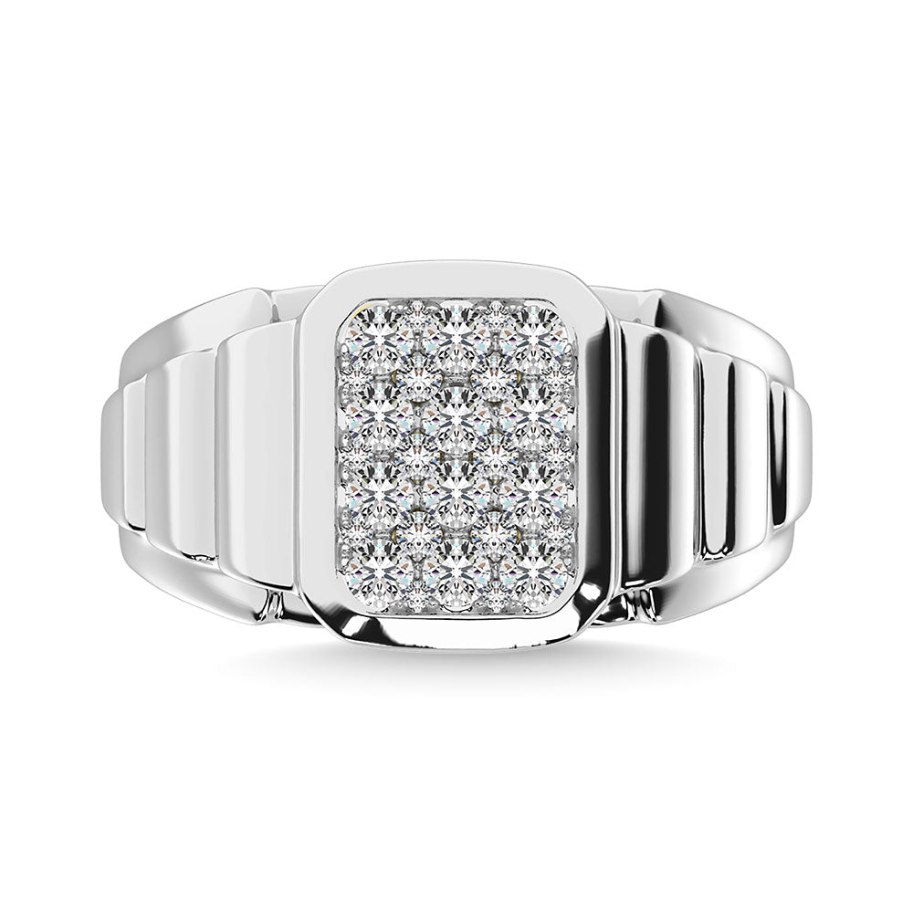 Diamond 1 Ct.Tw. Men�s Fashion Ring Ring in 14K White Gold