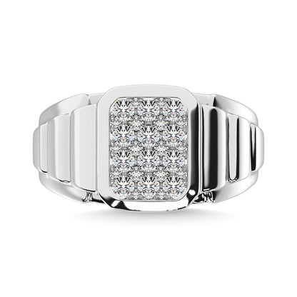 Diamond 1 Ct.Tw. Men�s Fashion Ring Ring in 14K White Gold