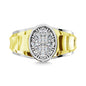 Diamond 1 Ct.Tw. Men�s Fashion Ring Ring in 14K Two Tone Gold