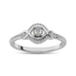 10K White Gold Diamond 1/6 Ct.Tw. Promise Ring