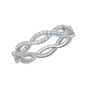 Sterling Silver 0.85 ctttw White Topaz Ring