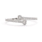 14KW 3.50CTW BAGUETTE DIAMOND HEART CLUSTER