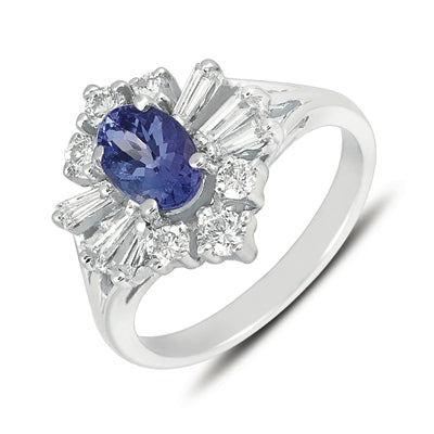 Tanzanite & Diamond Ring
