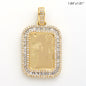 10Y 2.40 CTW DIAMOND RECTANGLE MEMORY PEND