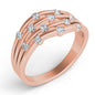 Rose Gold Diamond Fashion Ring