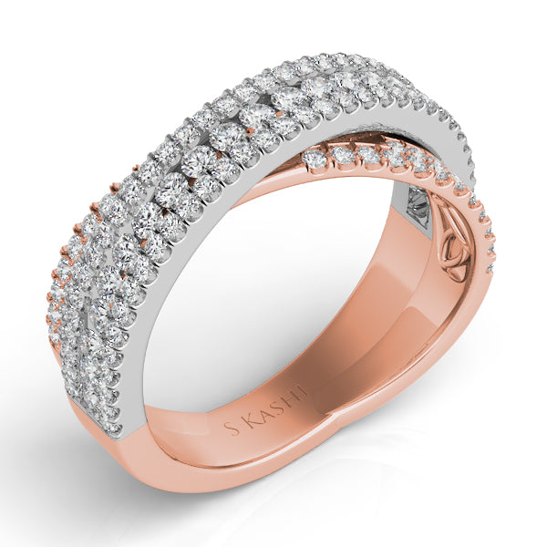 Rose & White Gold - Diamond Ring