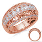 Rose Gold Diamond Fashion Ring