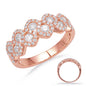 Rose Gold Diamond Fashion Ring