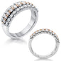 Rose & White Gold Fashion Diamond Ring