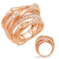 Rose Gold Diamond Fashion Ring