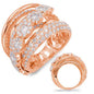 Rose Gold Diamond Fashion Ring