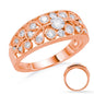 Rose Gold Diamond Fashion Ring