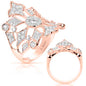 Rose Gold Diamond Fashion Ring