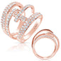 Rose Gold Diamond Fashion Ring
