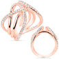 Rose Gold Diamond Fashion Ring