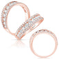Rose Gold Diamond Fashion Ring