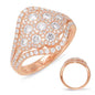 Rose Gold Diamond Fashion Ring