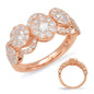 Rose Gold Diamond Fashion Ring