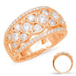 Rose Gold Diamond Fashion Ring