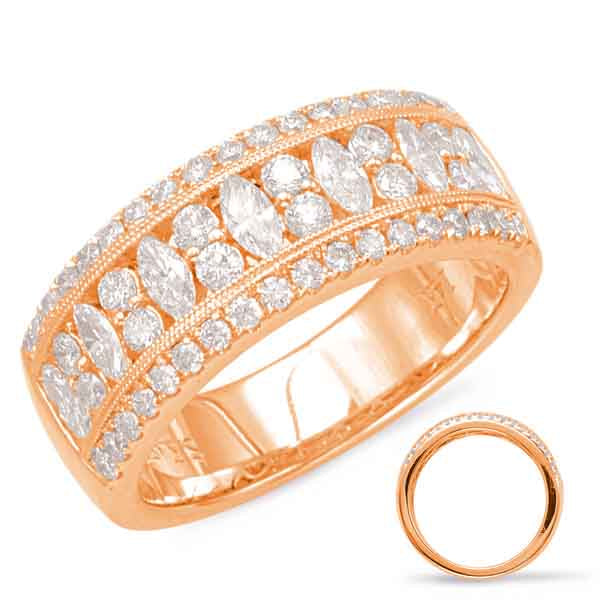 Rose Gold Diamond Fashion Ring