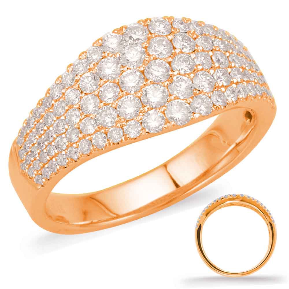 Rose Gold Diamond Fashion Ring