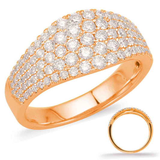 Rose Gold Diamond Fashion Ring